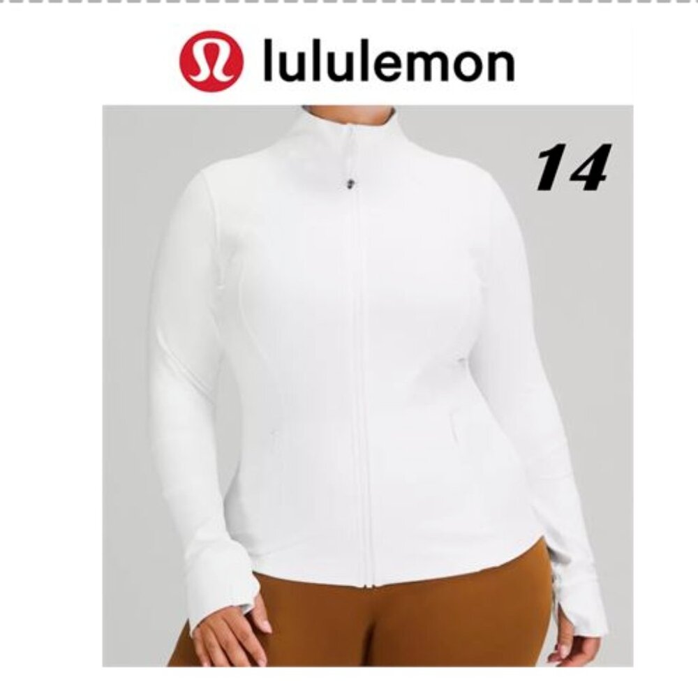 Lululemon Define Jacket White Size 14
